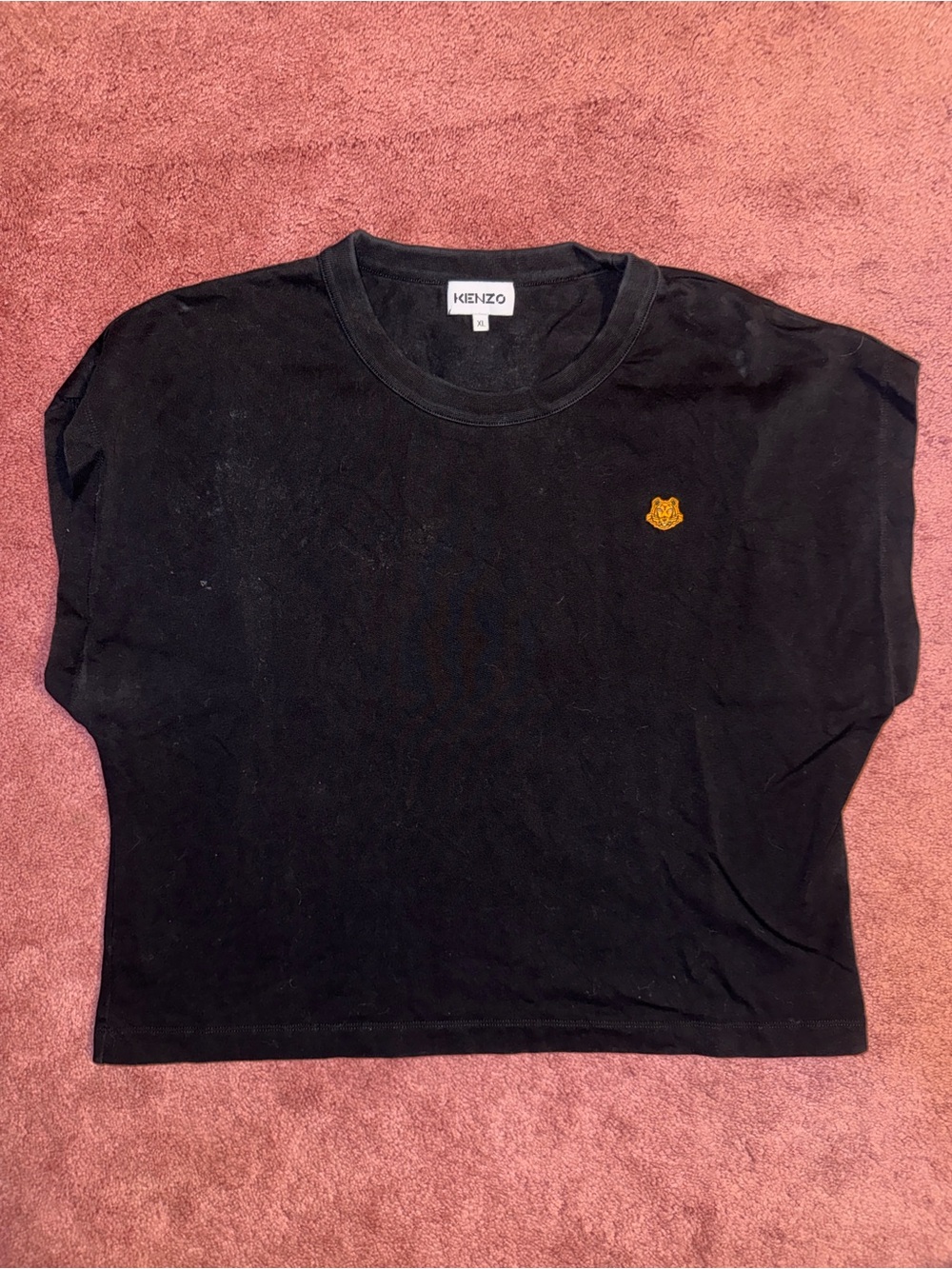 KENZO Black Crewneck Tee